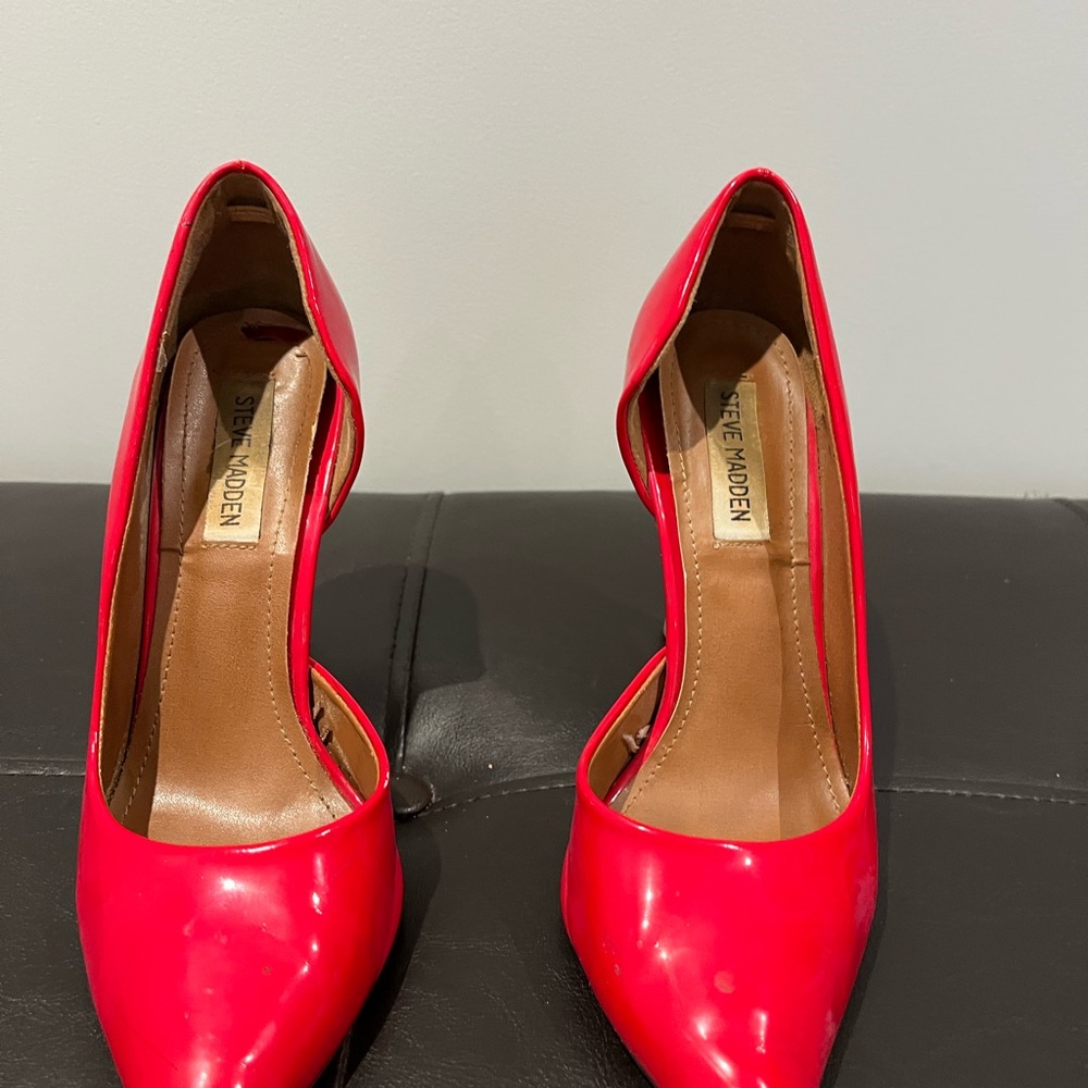 Steve Madden Bold Red Heels